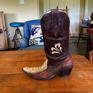 Ladies western dress boots.